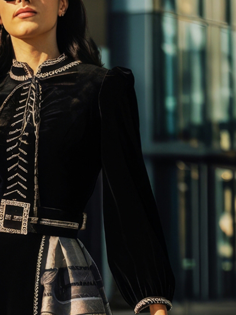 Obsidian Cipher Gown-img